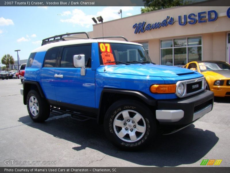 Voodoo Blue / Dark Charcoal 2007 Toyota FJ Cruiser