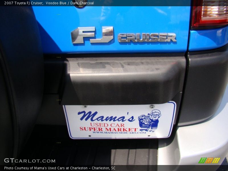 Voodoo Blue / Dark Charcoal 2007 Toyota FJ Cruiser