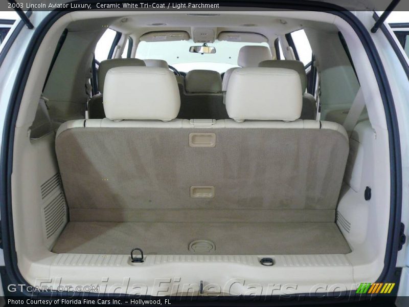 Ceramic White Tri-Coat / Light Parchment 2003 Lincoln Aviator Luxury