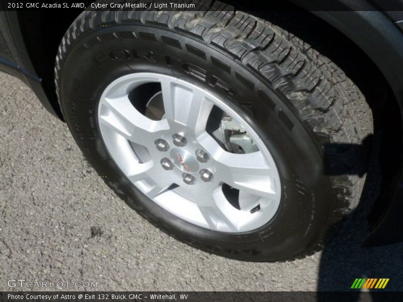 Cyber Gray Metallic / Light Titanium 2012 GMC Acadia SL AWD