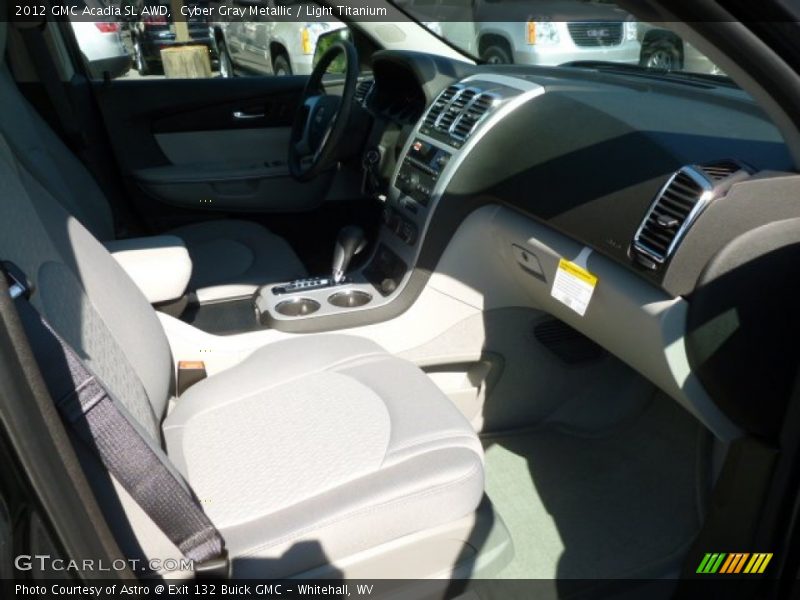 Cyber Gray Metallic / Light Titanium 2012 GMC Acadia SL AWD