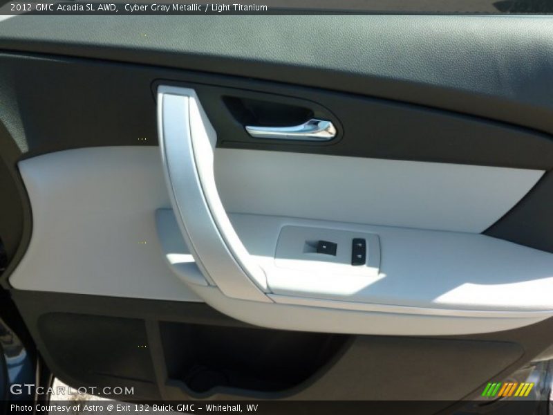 Cyber Gray Metallic / Light Titanium 2012 GMC Acadia SL AWD