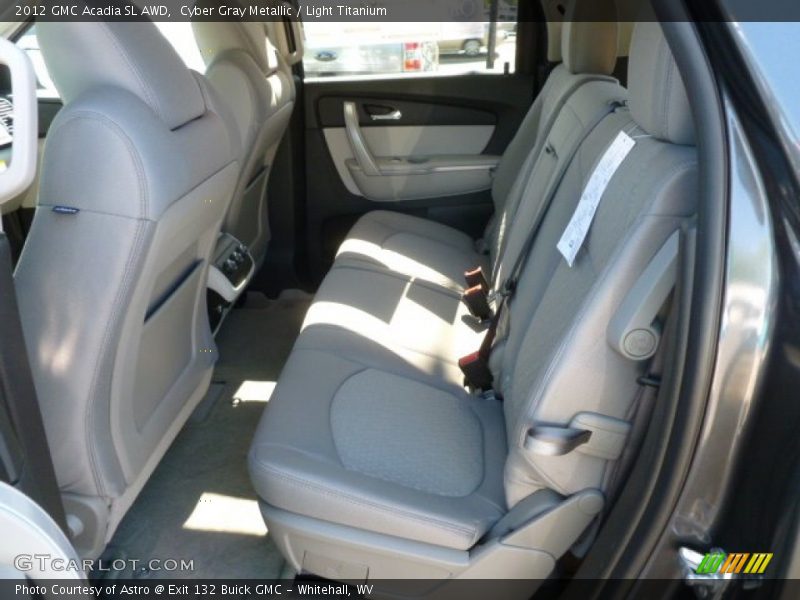 Cyber Gray Metallic / Light Titanium 2012 GMC Acadia SL AWD