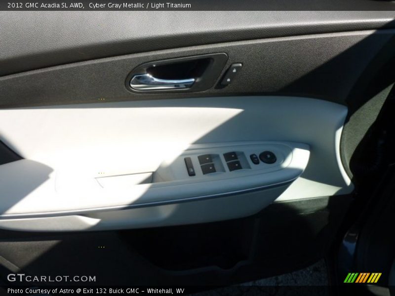 Cyber Gray Metallic / Light Titanium 2012 GMC Acadia SL AWD