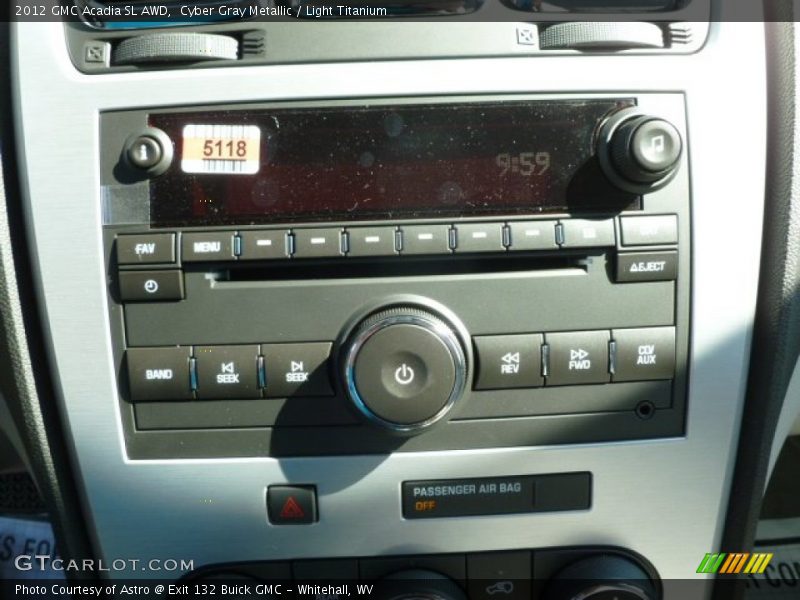 Cyber Gray Metallic / Light Titanium 2012 GMC Acadia SL AWD