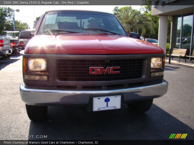 Fire Red / Graphite 2000 GMC Sierra 2500 SL Regular Cab