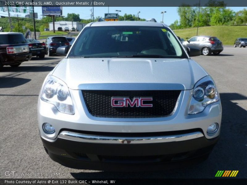 Quicksilver Metallic / Ebony 2012 GMC Acadia SL AWD