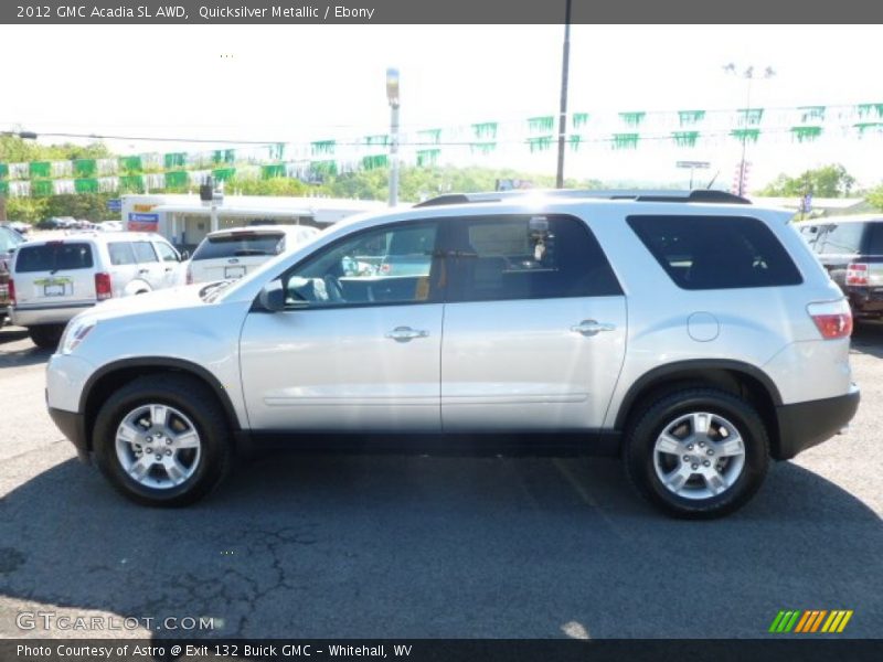 Quicksilver Metallic / Ebony 2012 GMC Acadia SL AWD