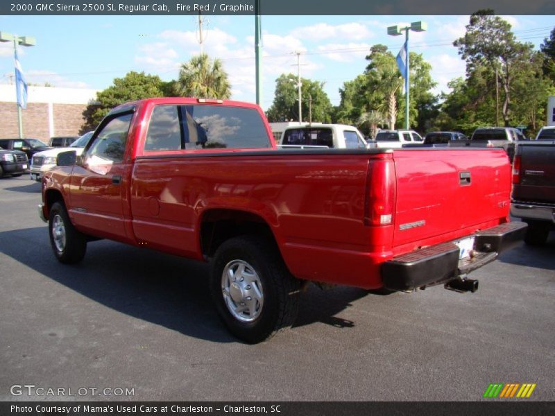 Fire Red / Graphite 2000 GMC Sierra 2500 SL Regular Cab
