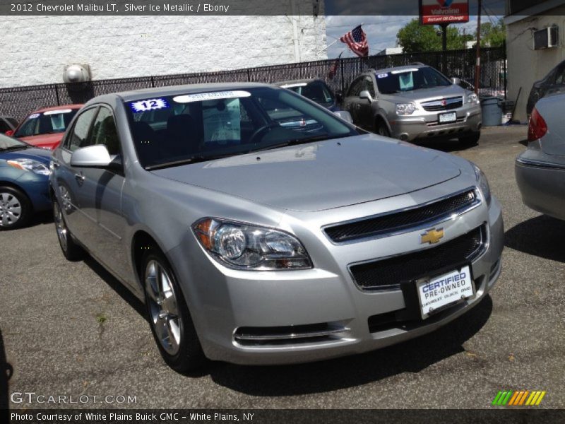 Silver Ice Metallic / Ebony 2012 Chevrolet Malibu LT