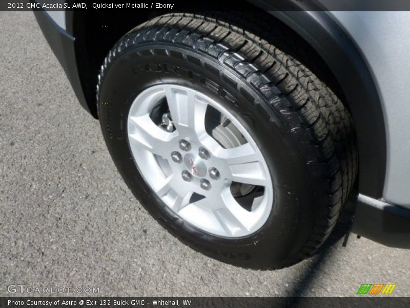 Quicksilver Metallic / Ebony 2012 GMC Acadia SL AWD