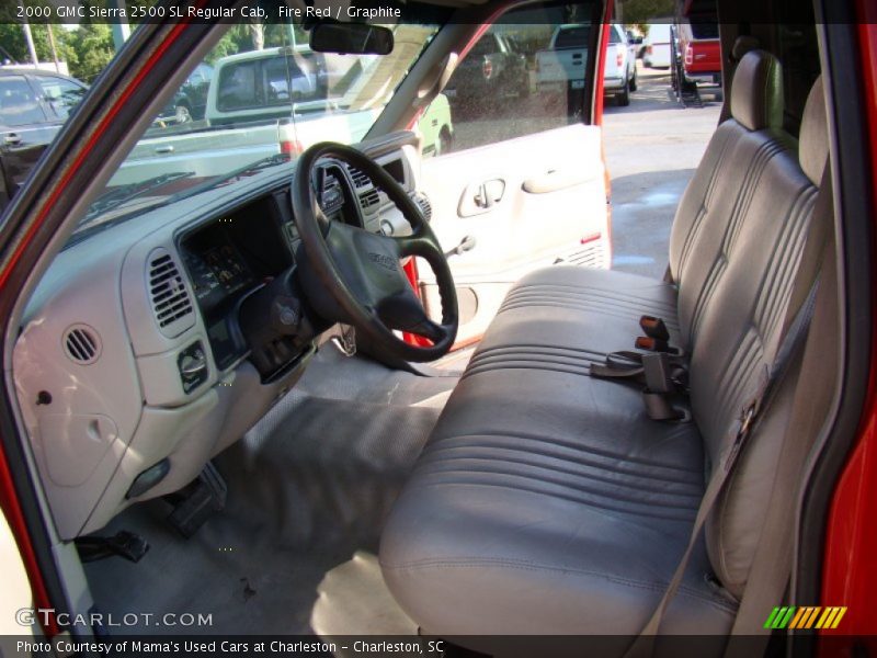 Fire Red / Graphite 2000 GMC Sierra 2500 SL Regular Cab