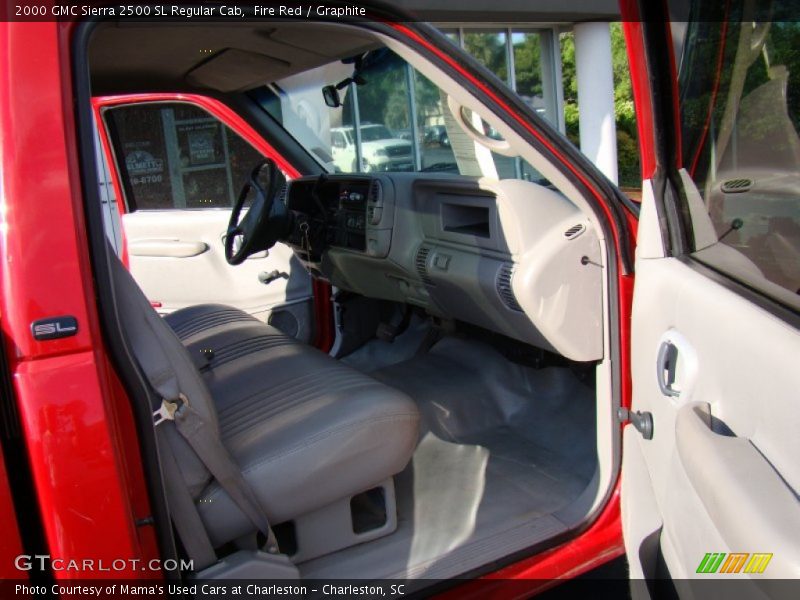 Fire Red / Graphite 2000 GMC Sierra 2500 SL Regular Cab