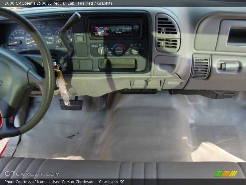 Fire Red / Graphite 2000 GMC Sierra 2500 SL Regular Cab