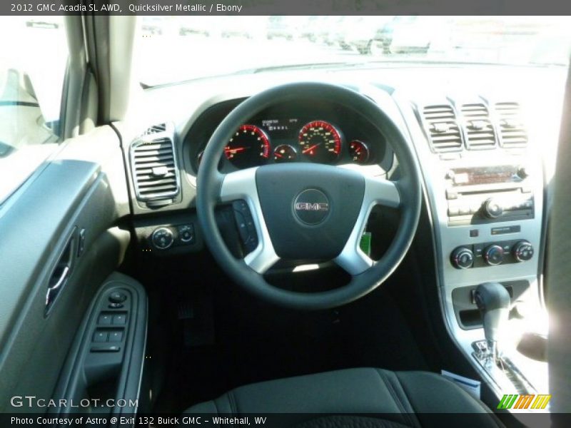 Quicksilver Metallic / Ebony 2012 GMC Acadia SL AWD