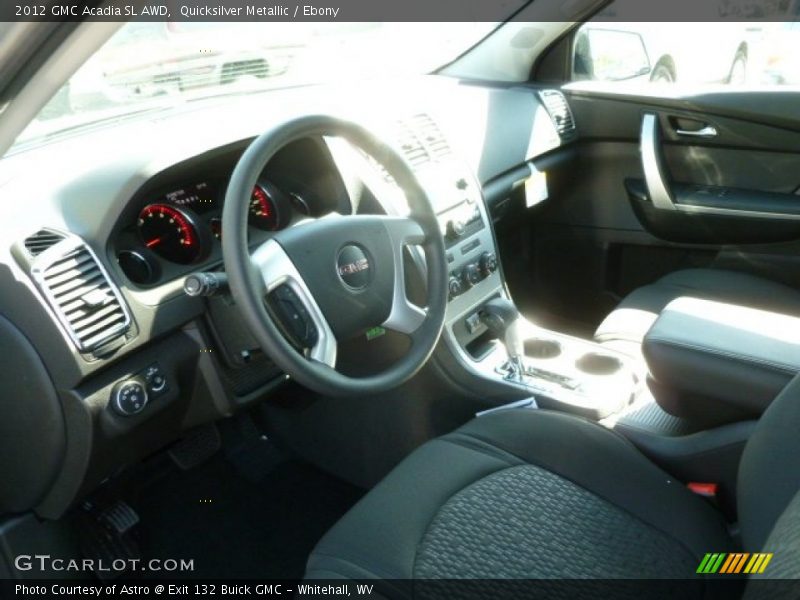 Quicksilver Metallic / Ebony 2012 GMC Acadia SL AWD