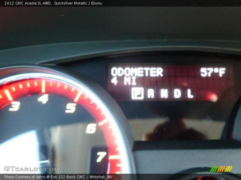 Quicksilver Metallic / Ebony 2012 GMC Acadia SL AWD
