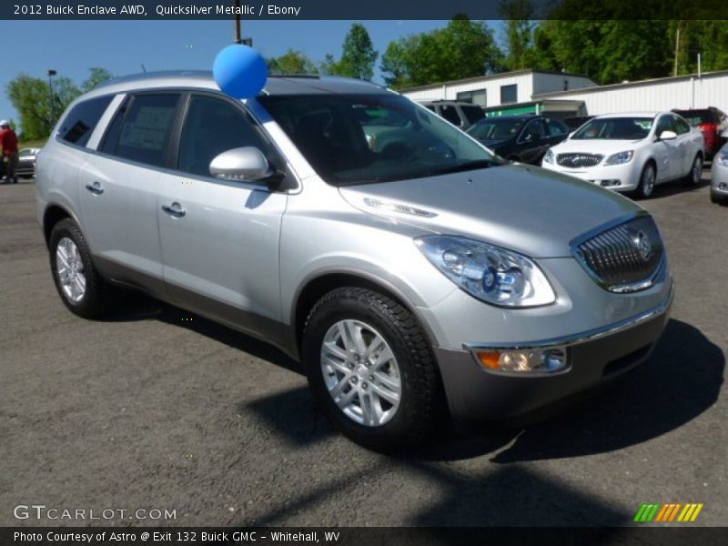 Quicksilver Metallic / Ebony 2012 Buick Enclave AWD
