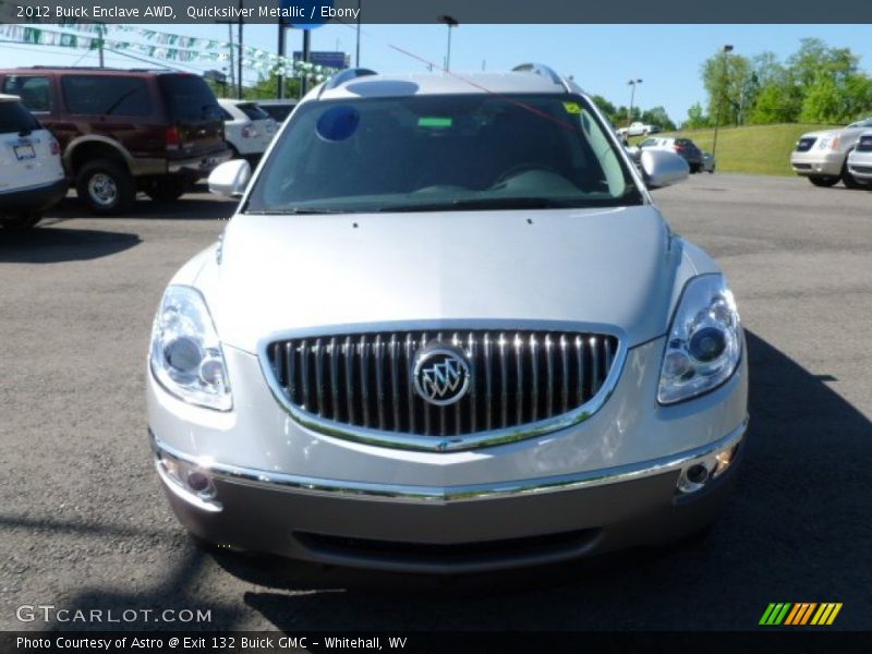 Quicksilver Metallic / Ebony 2012 Buick Enclave AWD