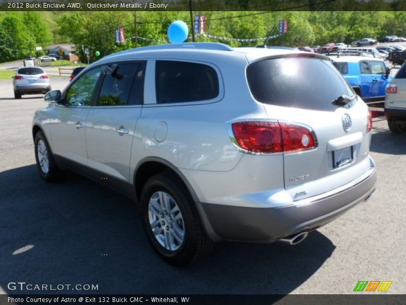 Quicksilver Metallic / Ebony 2012 Buick Enclave AWD
