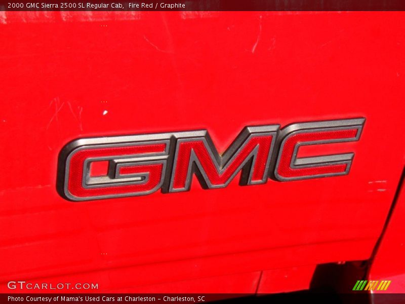 Fire Red / Graphite 2000 GMC Sierra 2500 SL Regular Cab