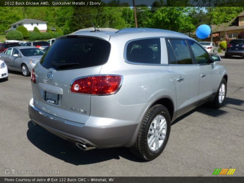 Quicksilver Metallic / Ebony 2012 Buick Enclave AWD