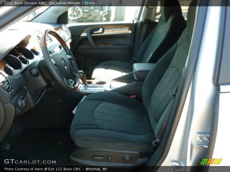 Quicksilver Metallic / Ebony 2012 Buick Enclave AWD