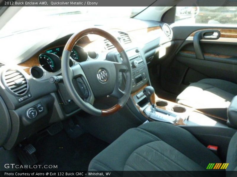 Quicksilver Metallic / Ebony 2012 Buick Enclave AWD