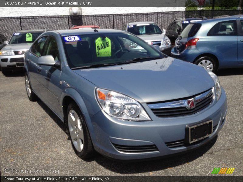 Ocean Mist Metallic / Gray 2007 Saturn Aura XE