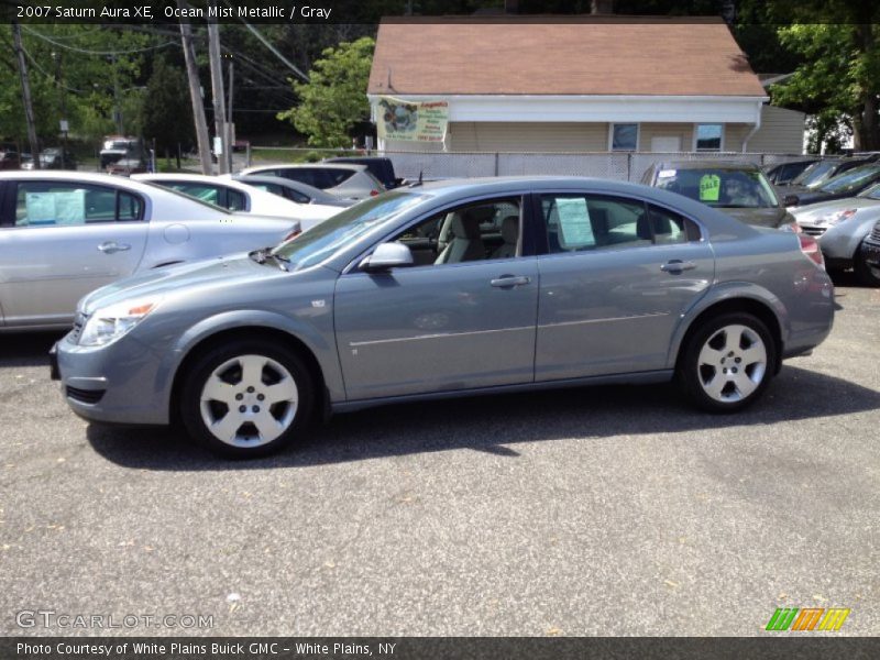 Ocean Mist Metallic / Gray 2007 Saturn Aura XE