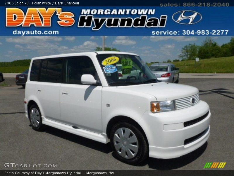 Polar White / Dark Charcoal 2006 Scion xB