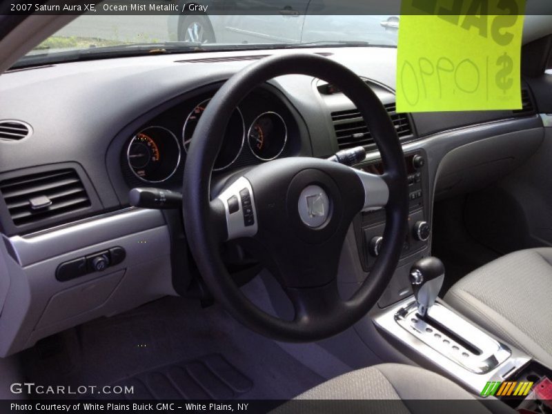 Ocean Mist Metallic / Gray 2007 Saturn Aura XE
