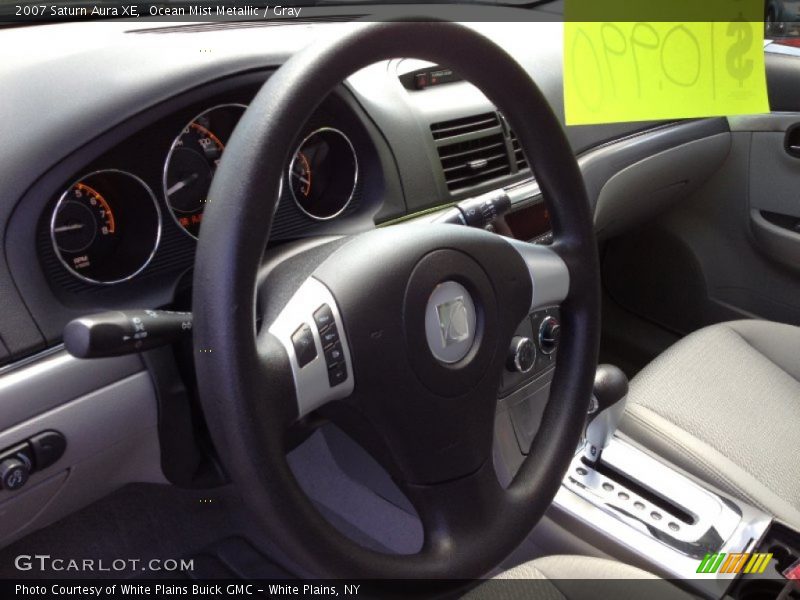 Ocean Mist Metallic / Gray 2007 Saturn Aura XE