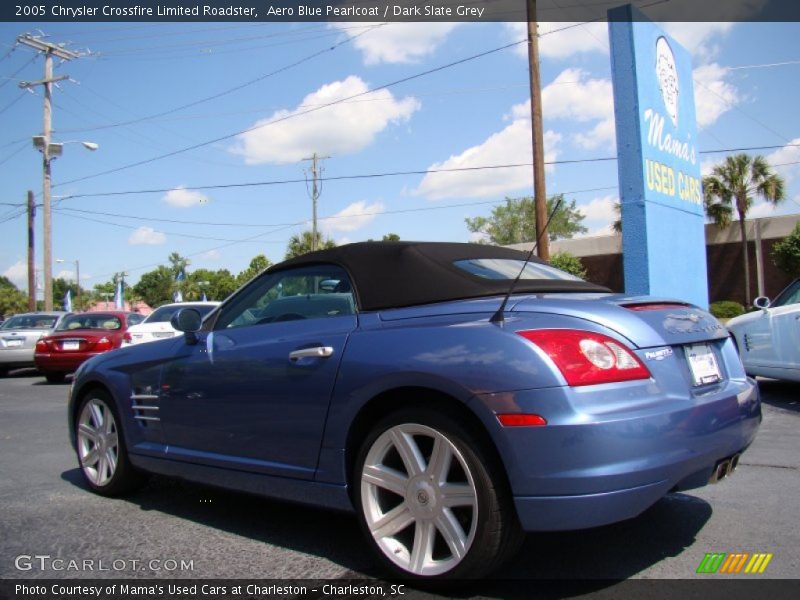 Aero Blue Pearlcoat / Dark Slate Grey 2005 Chrysler Crossfire Limited Roadster