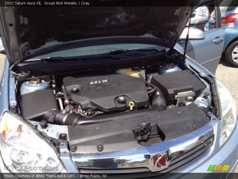 Ocean Mist Metallic / Gray 2007 Saturn Aura XE
