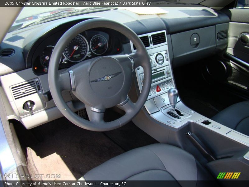 Aero Blue Pearlcoat / Dark Slate Grey 2005 Chrysler Crossfire Limited Roadster