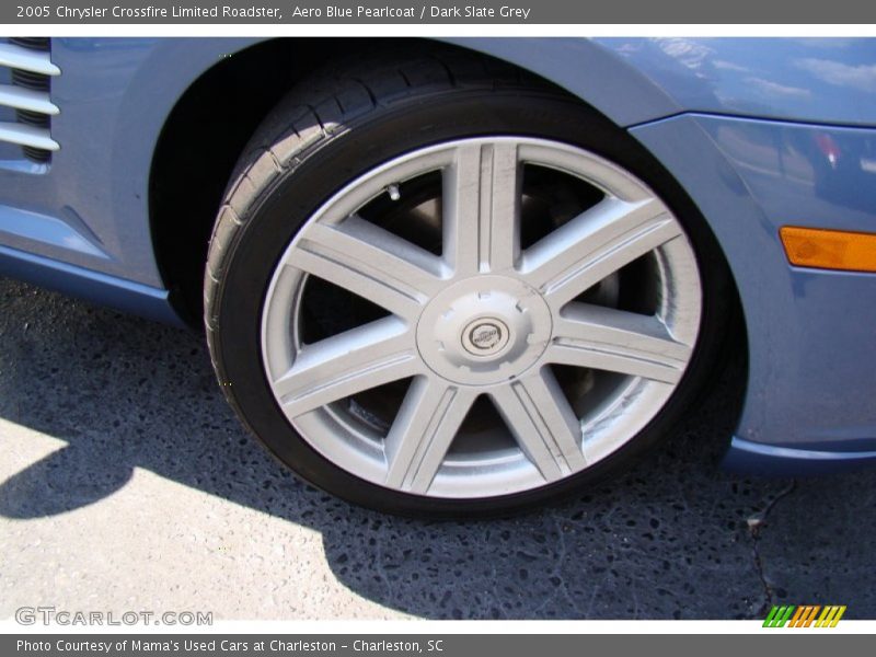 Aero Blue Pearlcoat / Dark Slate Grey 2005 Chrysler Crossfire Limited Roadster