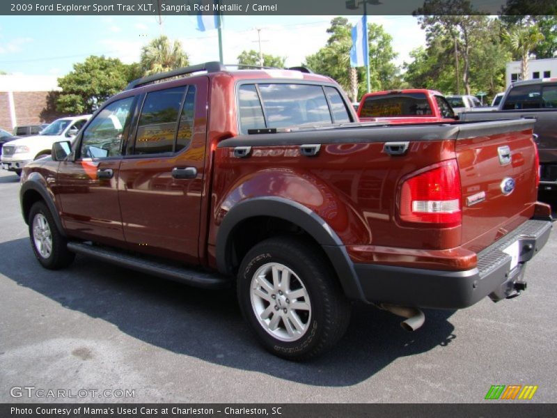 Sangria Red Metallic / Camel 2009 Ford Explorer Sport Trac XLT