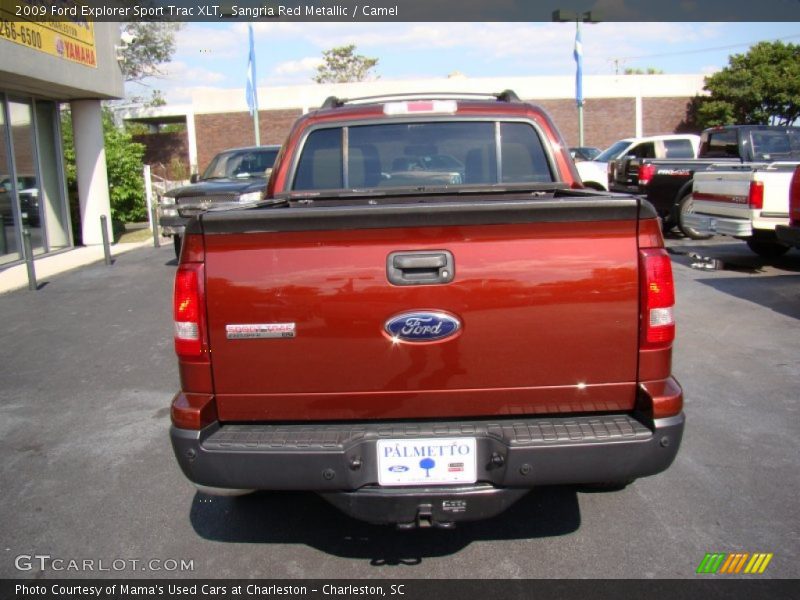 Sangria Red Metallic / Camel 2009 Ford Explorer Sport Trac XLT