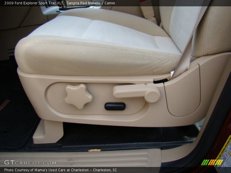 Sangria Red Metallic / Camel 2009 Ford Explorer Sport Trac XLT