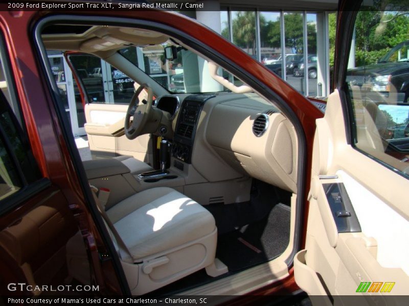 Sangria Red Metallic / Camel 2009 Ford Explorer Sport Trac XLT