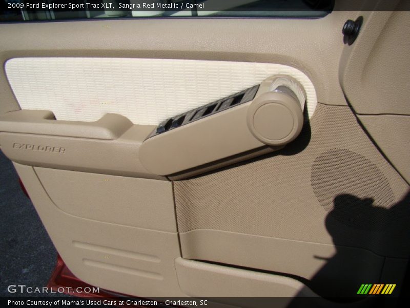 Sangria Red Metallic / Camel 2009 Ford Explorer Sport Trac XLT