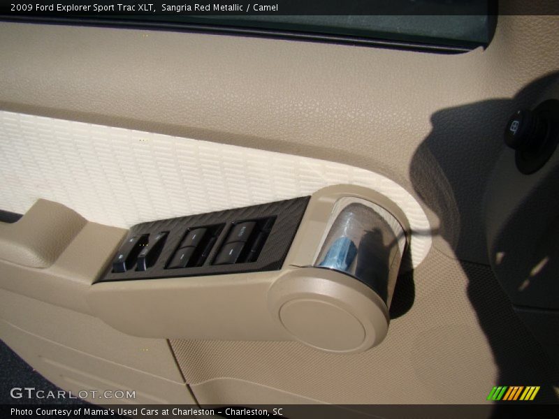 Sangria Red Metallic / Camel 2009 Ford Explorer Sport Trac XLT