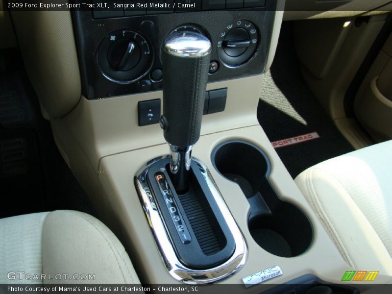 Sangria Red Metallic / Camel 2009 Ford Explorer Sport Trac XLT