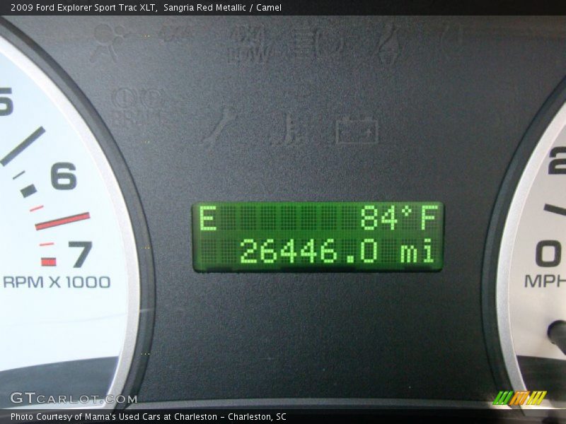 Sangria Red Metallic / Camel 2009 Ford Explorer Sport Trac XLT
