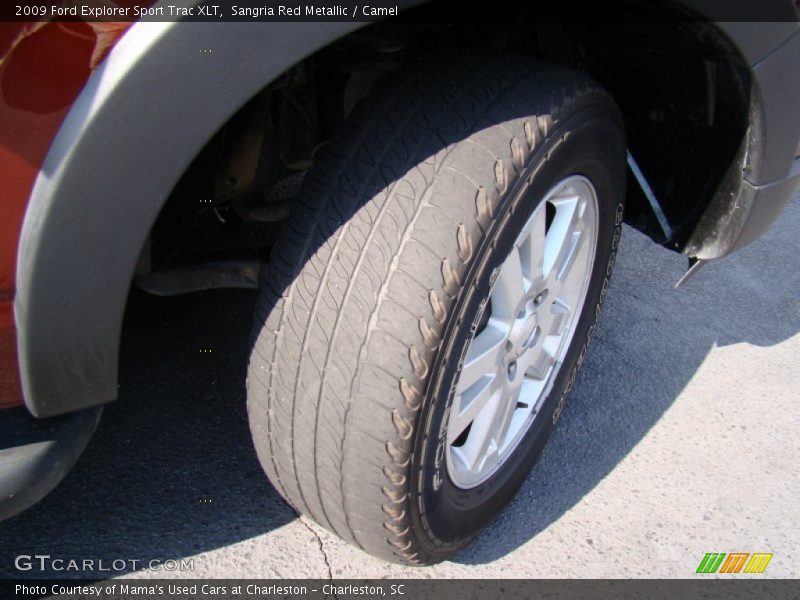 Sangria Red Metallic / Camel 2009 Ford Explorer Sport Trac XLT