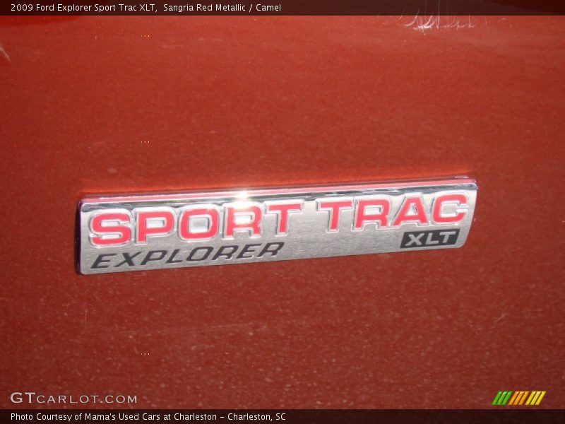Sangria Red Metallic / Camel 2009 Ford Explorer Sport Trac XLT