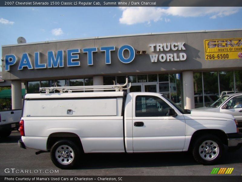 Summit White / Dark Charcoal 2007 Chevrolet Silverado 1500 Classic LS Regular Cab