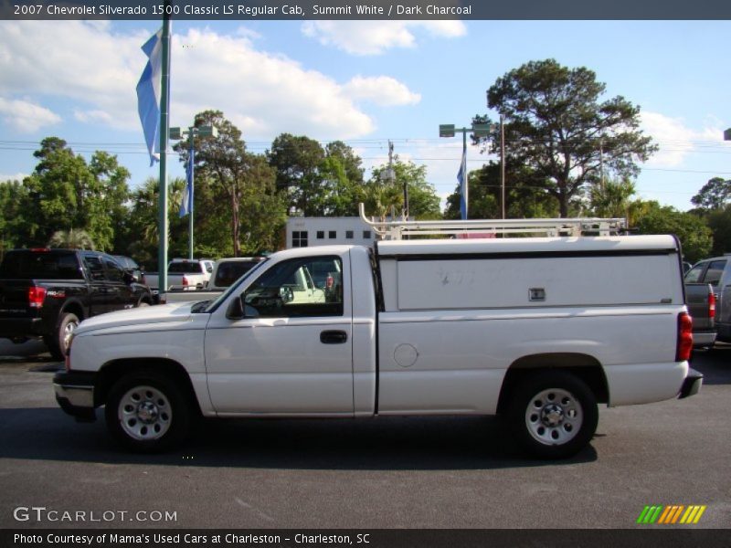 Summit White / Dark Charcoal 2007 Chevrolet Silverado 1500 Classic LS Regular Cab