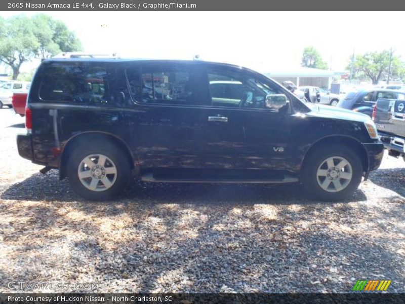 Galaxy Black / Graphite/Titanium 2005 Nissan Armada LE 4x4